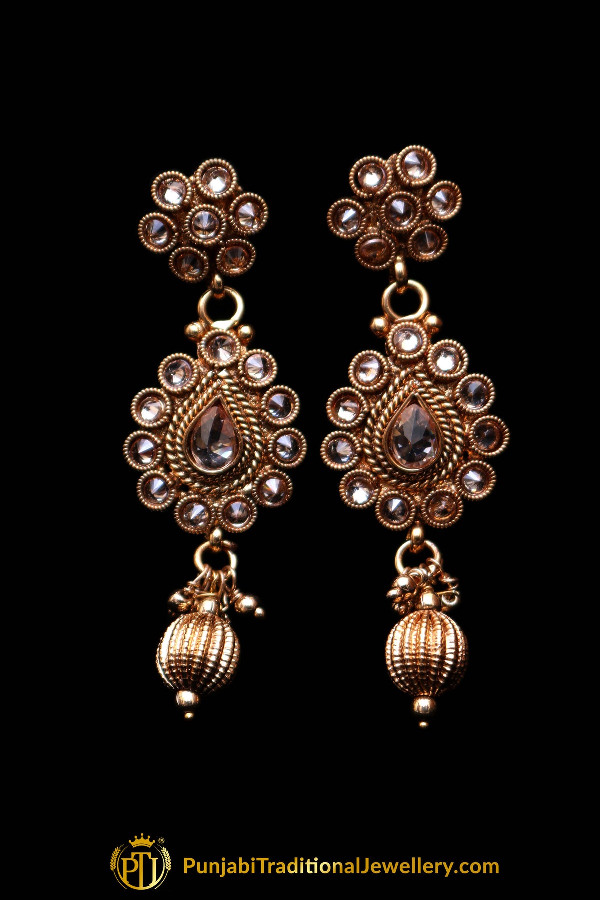 Mayassar Polki Necklace Set By Punjabi Traditional Jewellery