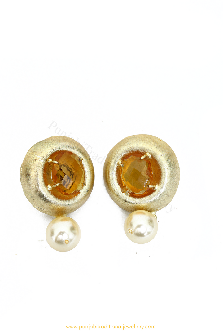 Gold Finished Studs By PTJ