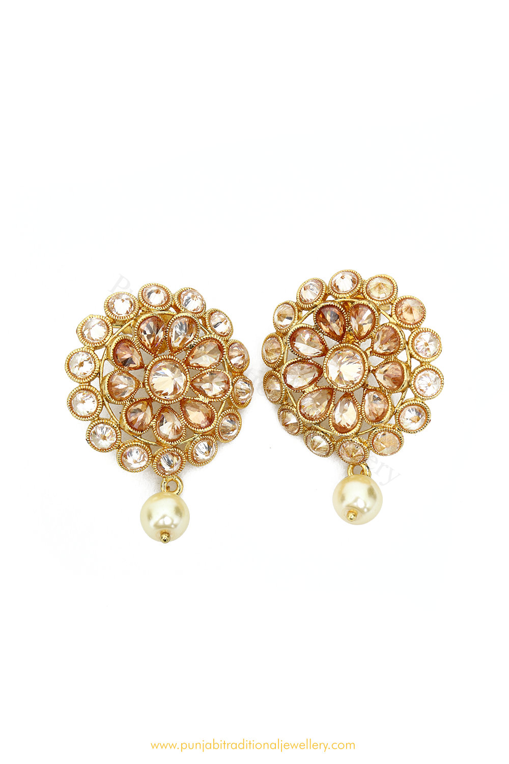 Gold Finished Studs By PTJ
