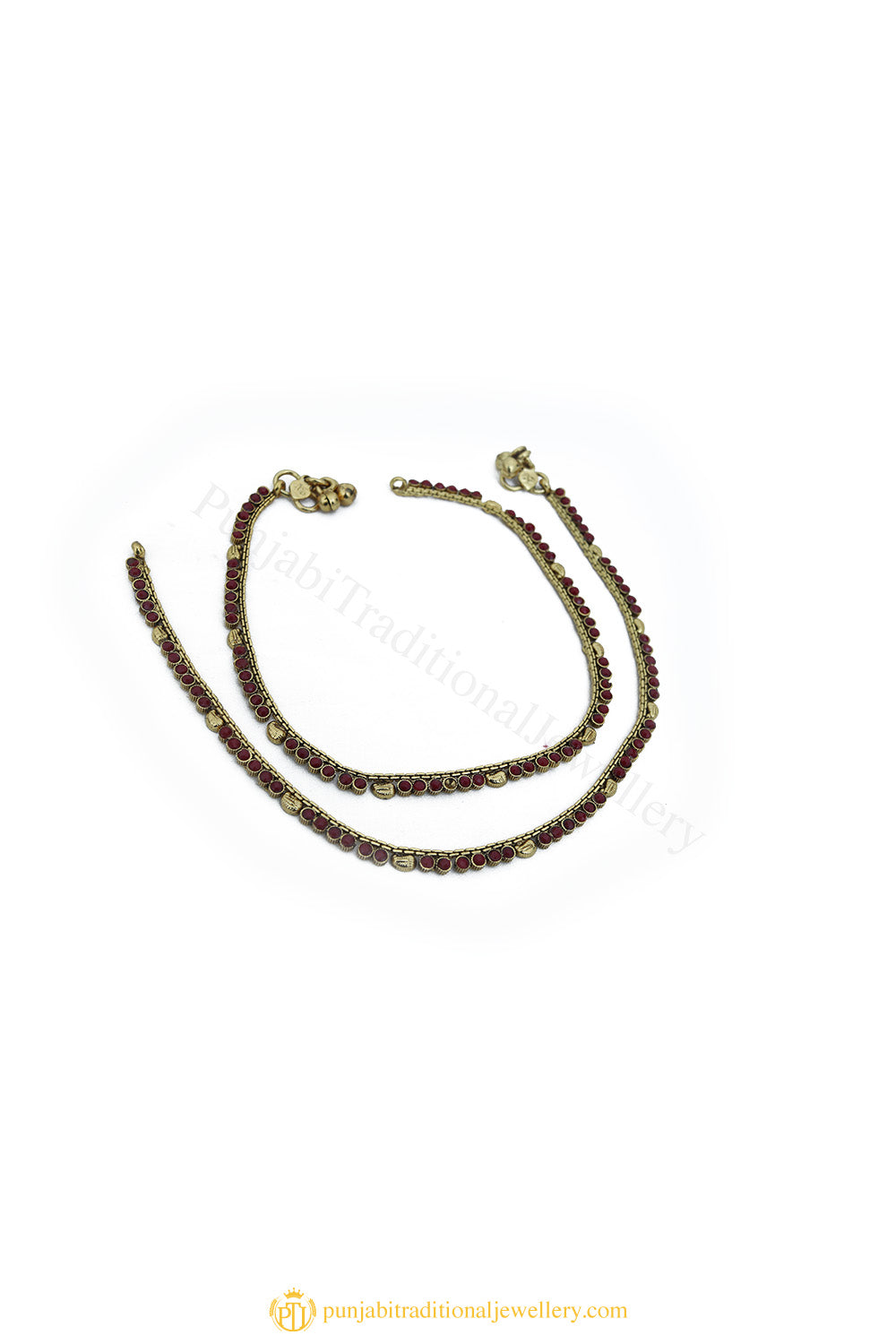 Gold Finished Payal by PTJ