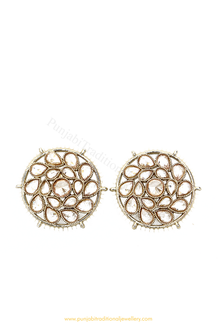 Champagne Stone Studs By PTJ