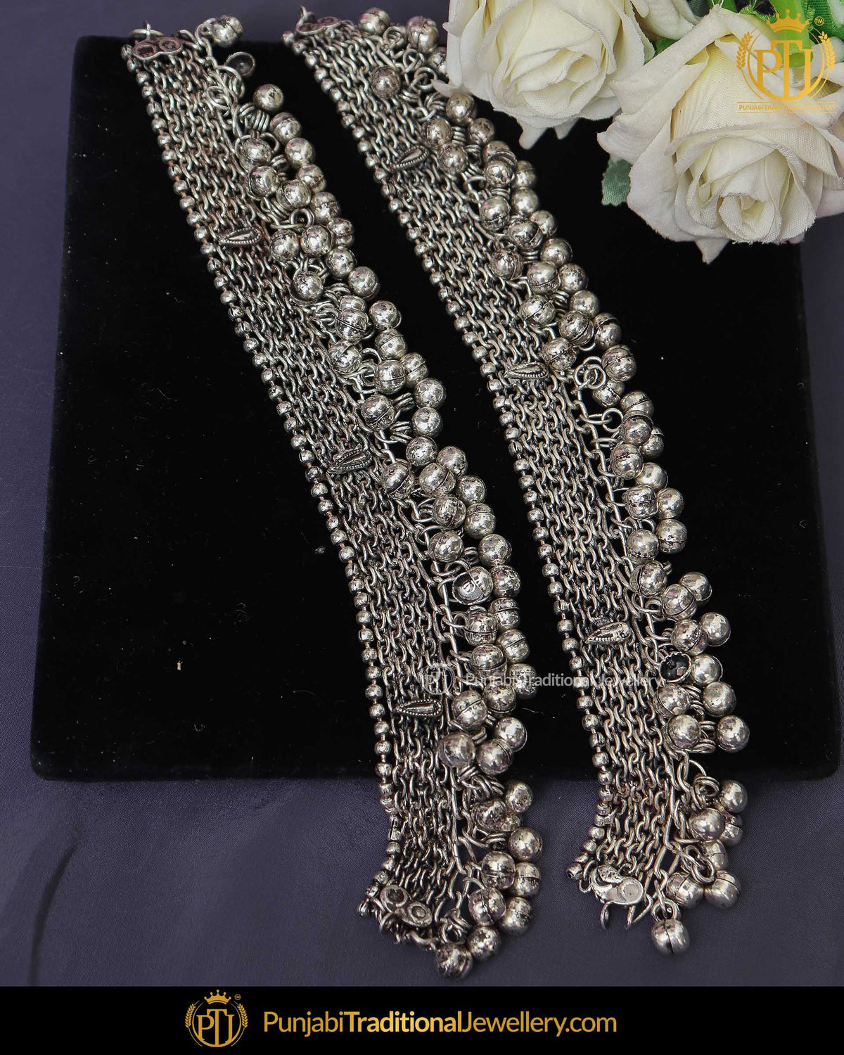 Silver Finished Payal | Punjabi Traditional Jewellery Exclusive