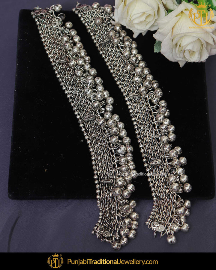 Silver Finished Payal | Punjabi Traditional Jewellery Exclusive