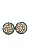 Champagne Stone Studs By PTJ