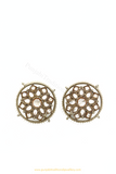 Champagne Stone Studs By PTJ