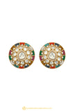 Gold Finished Earrings by PTJ