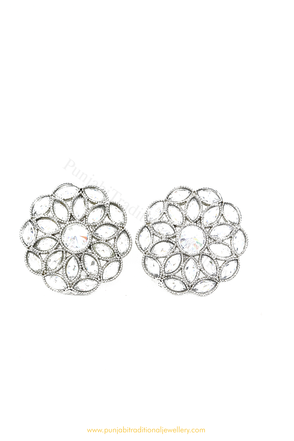 Champagne Stone Studs By PTJ