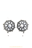 Champagne Stone Studs By PTJ