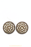 Champagne Stone Studs By PTJ