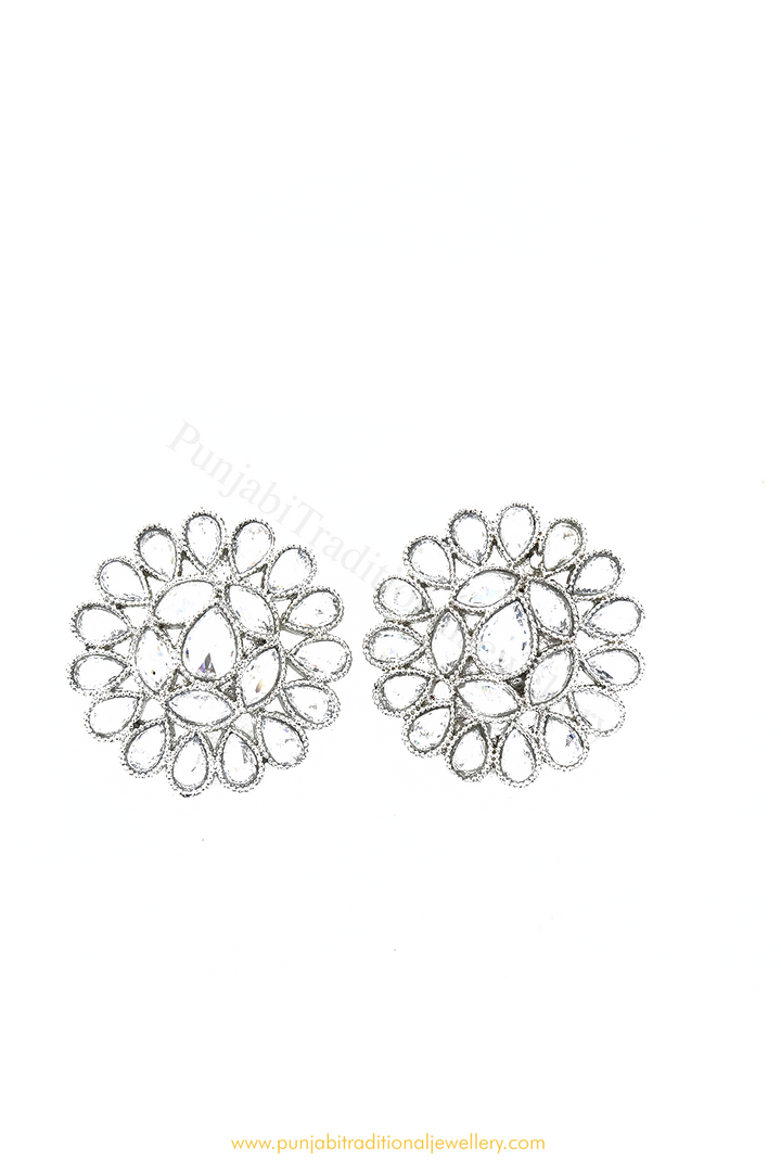 Champagne Stone Studs By PTJ