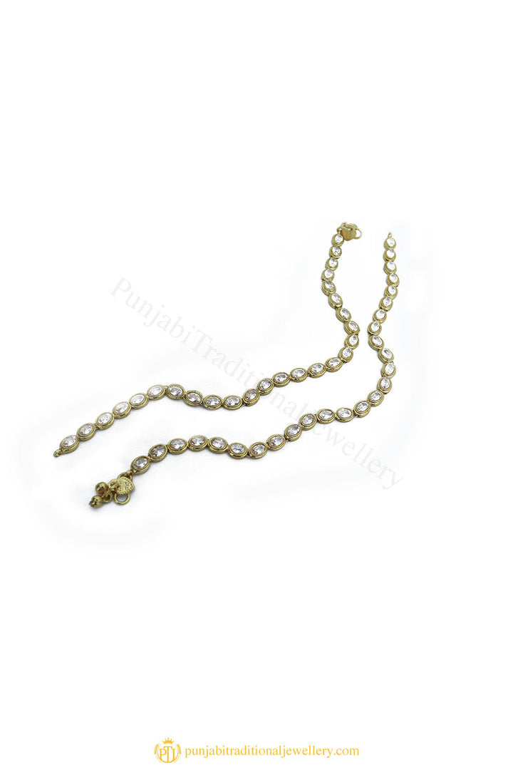 Gold Finished Payal by PTJ
