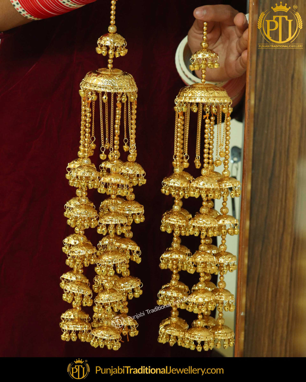 Golden Bridal Wedding Kalira By Punjabi Traditional Jewellery