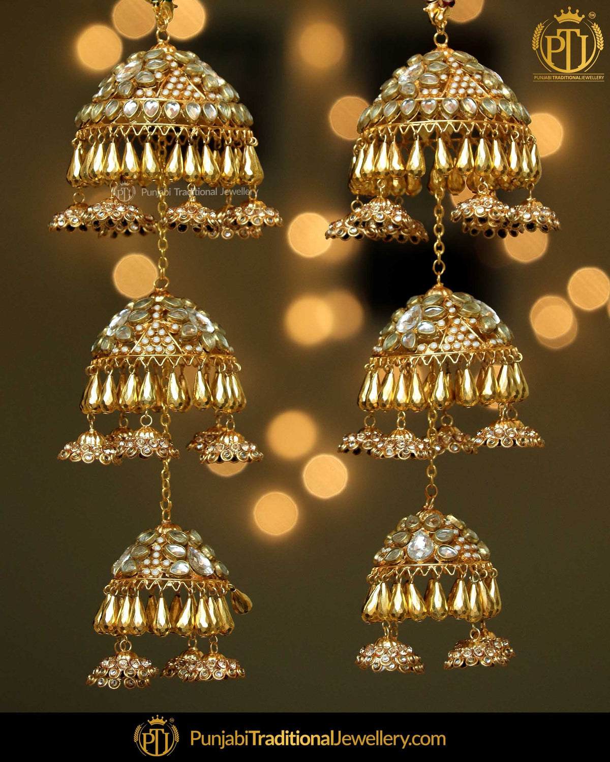 Gold Finished Kundan Kalira | Punjabi Traditional Jewellery Exclusive
