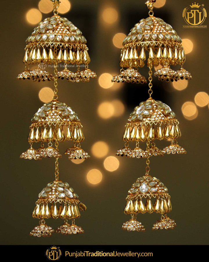 Gold Finished Kundan Kalira | Punjabi Traditional Jewellery Exclusive