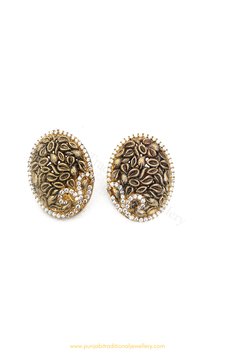Antique Gold Finished AD Studs By PTJ