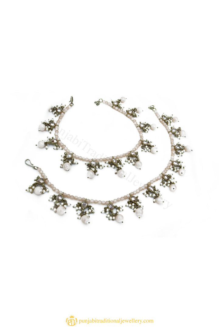 Gold Finished Payal by PTJ