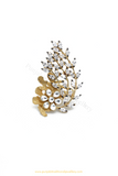 Gold Finished Navratan Kundan Ring By PTJ