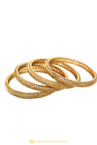 Gold Finished Bangles by PTJ