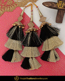Black Color Prandi Lottan With Mirror | Pipal Diya Peengan by Punjabi Traditional Jewellery Exclusive