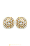 Gold Finished Earrings by PTJ