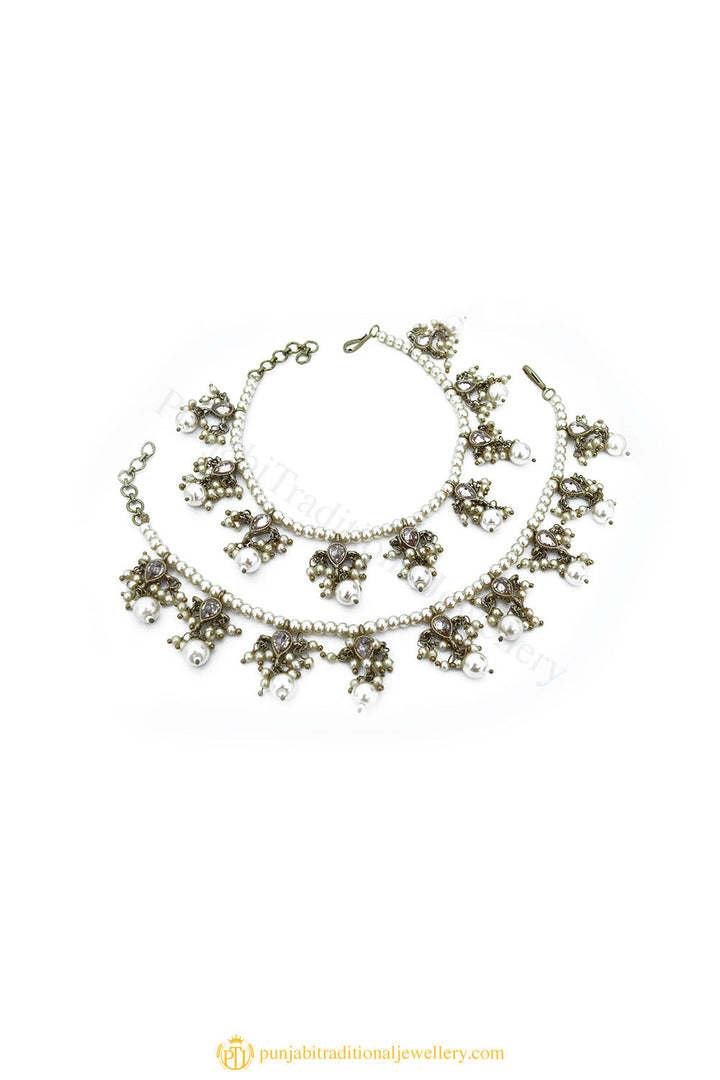 Gold Finished Payal by PTJ