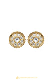 Gold Finished Earrings by PTJ