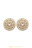 Gold Finished Earrings by PTJ