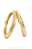 Gold Finished Bangles by PTJ