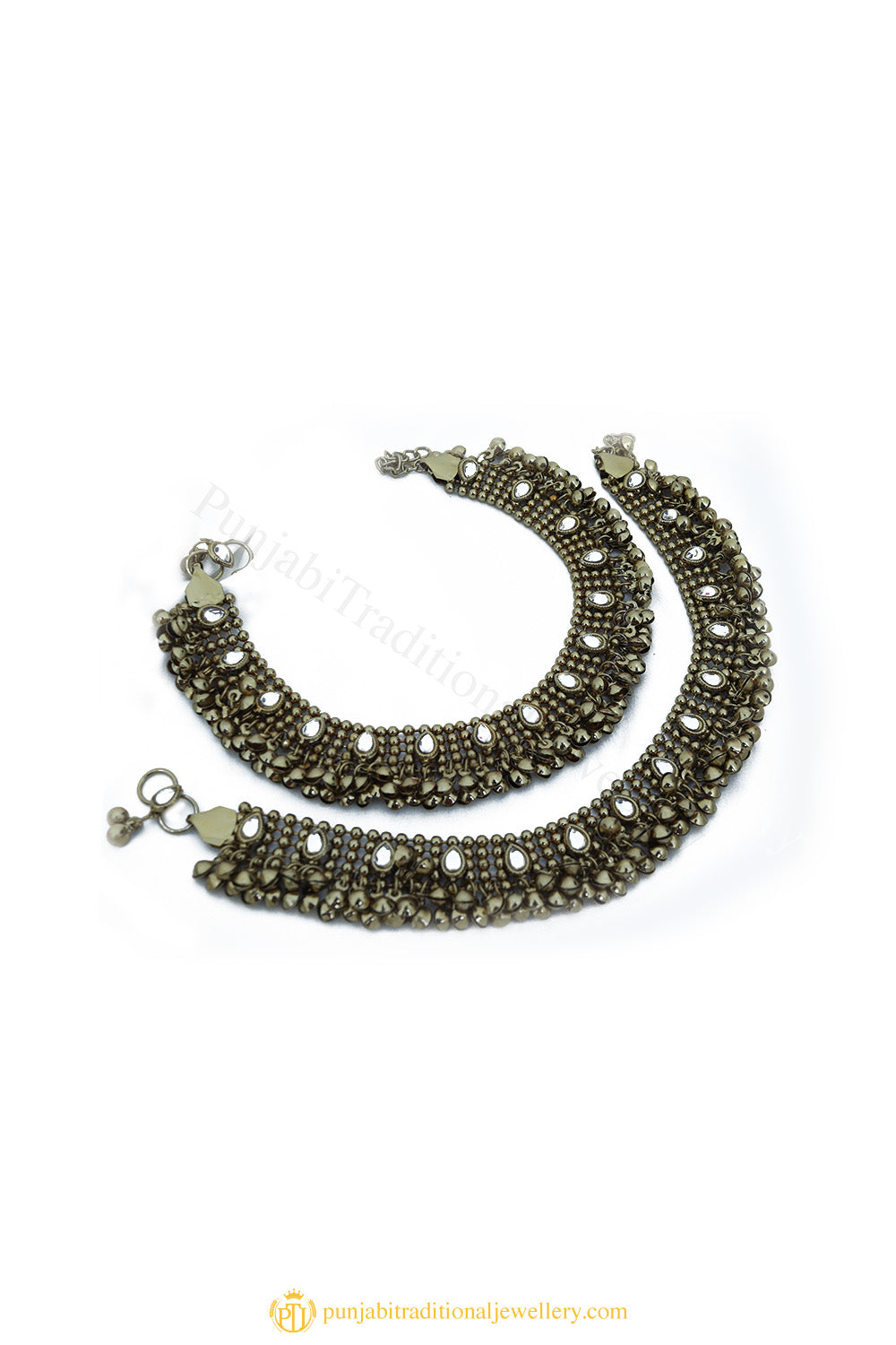 Gold Finished Payal by PTJ