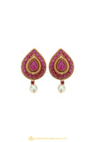Gold Finished Earrings by PTJ
