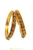 Gold Finished Bangles by PTJ