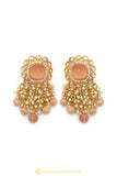 Gold Finished Earrings by PTJ