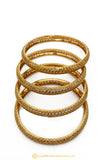 Gold Finished Bangles by PTJ