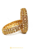 Gold Finished Bangles by PTJ