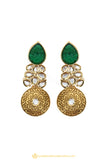 Gold Finished Earrings by PTJ