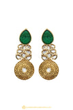 Gold Finished Earrings by PTJ