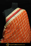 Orange Color & Multi Color Dupatta Pure Phulkari By Punjabi Traditional Jewellery