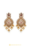 Gold Finished Earrings by PTJ