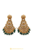 Gold Finished Earrings by PTJ