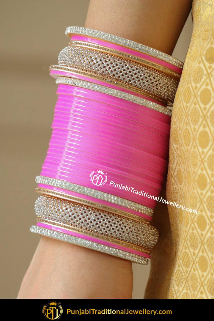 Pink Bridal Chura | Punjabi Traditional Jewellery Exclusive