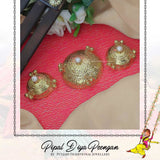 Gold Finished Pearl Sagi Full | Pipal Diya Peengan by Punjabi Traditional Jewellery Exclusive