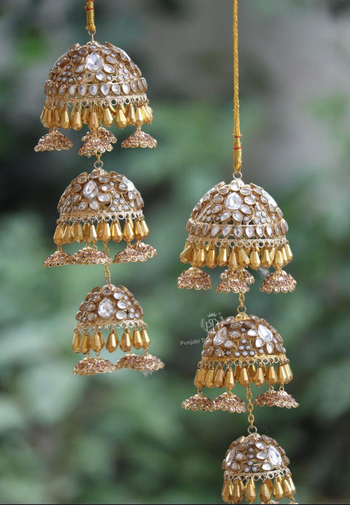 Gold Finished Kundan Kalira | Punjabi Traditional Jewellery Exclusive
