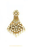 Gold Finished Kundan Pearl Passa By PTJ Exclusive