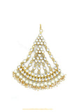 Gold Finished Kundan Pearl Passa By PTJ Exclusive