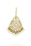 Gold Finished Kundan Pearl Passa By PTJ Exclusive