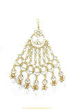 Gold Finished Kundan Jhumki Passa By PTJ Exclusive