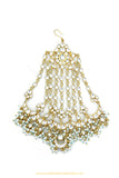 Gold Finished Firoza Kundan Passa By PTJ Exclusive