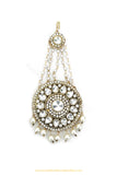 Gold Finished Kundan  Pearl Passa By PTJ Exclusive