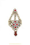 Gold Finished Red Kundan Passa By PTJ Exclusive