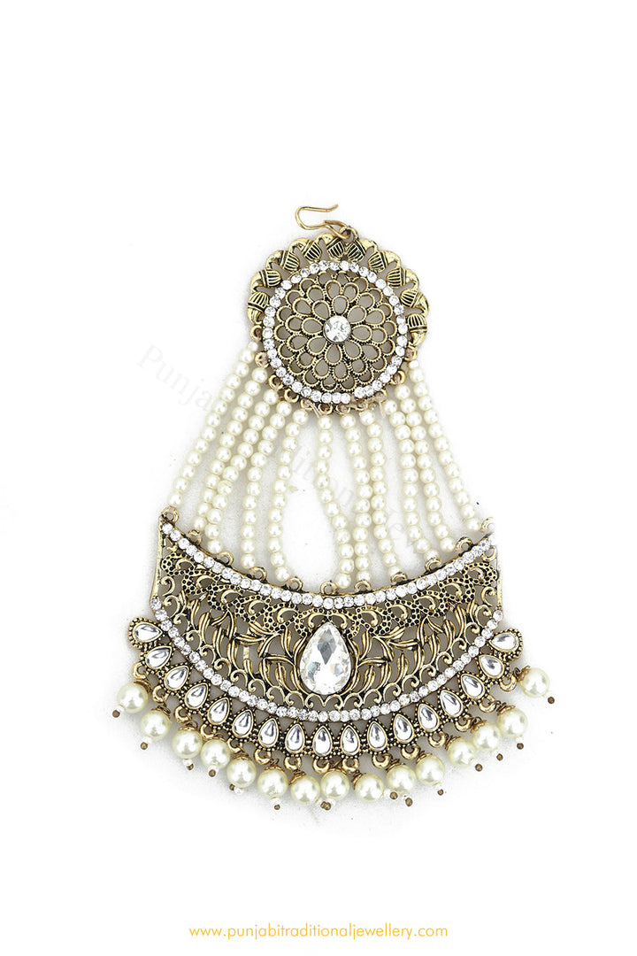 Antique Gold Finished Pearl Passa By PTJ Exclusive